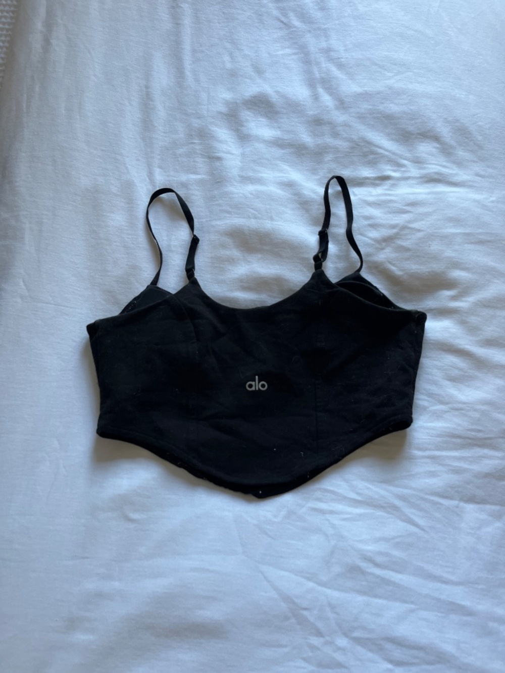 Alo Soft Sculpt Bra Tank - Black - Picture 4 of 4